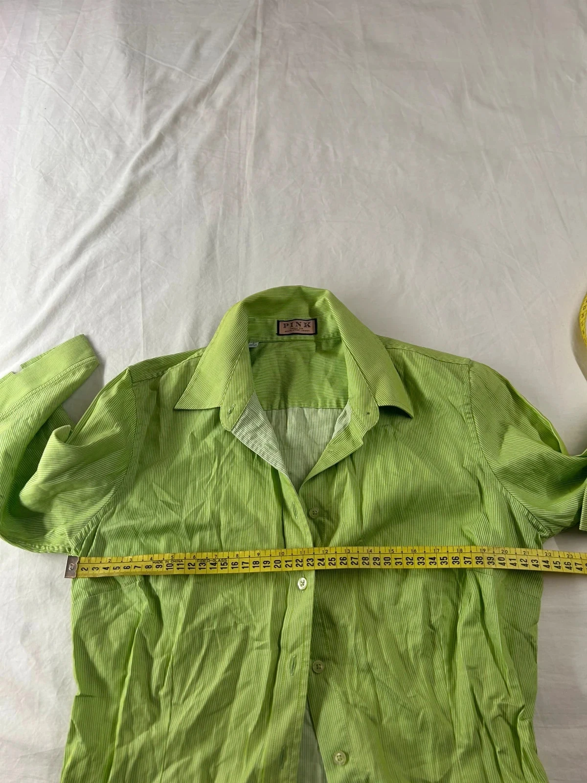 Thomas Pink green pink striped shirt – photo 7